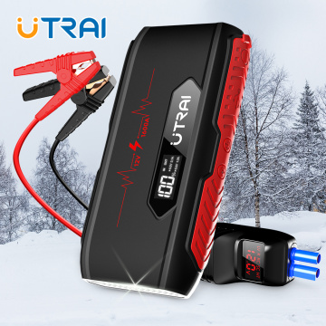 UTRAI Jstar 3 1600A mini car Jump Starter Portable Emergency Battery Power Bank Auto Booster measure voltage of the car battery