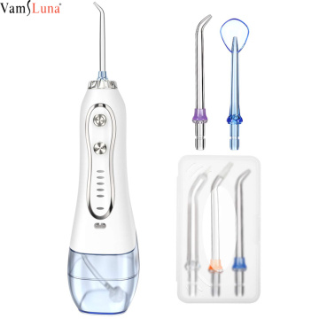 Water Flosser Cordless for Teeth with 5 Modes, 5 TipS, Rechargeable IPX7 Waterproof Oral Care Floss Irrigator for Travel & Home