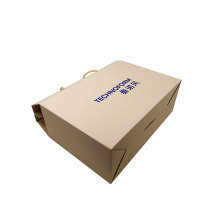 Kraft paper portable packaging box