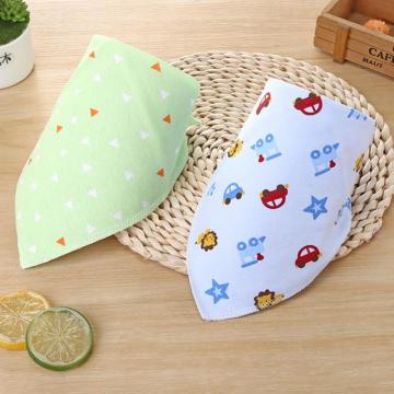 2021 Baby Cotton Bibs Cartoon Cute Saliva Towel Infant Burp Cloths Baby Feeding Smock Baby Feeding Accessories Soft Baby Stuff