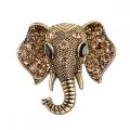 Wholesale Fashion Accessory Elephant Rhinestone Brooch Pin Fashion Vintage Elephant Rhinestone Brooch