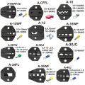 HS-03B HS-16WF HS-40J HS-101 Crimp Pliers Jaws Terminals Crimp Tools Kits A seriel dies jaws