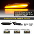 2Pcs LED Dynamic Side Marker Lights Arrow Turn Signal Blinker Lamps For Fiat Tipo / Lancia Delta MK3 Ypsilon / Chrysler Ypsilon