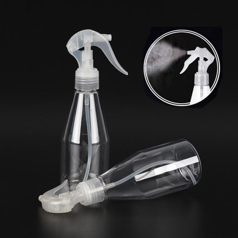 200ML Small Transparent Plastic Empty Bottle Refillable Spray Bottle Makeup Tools Travel Hair Styling Tools Cosmetics Bottles