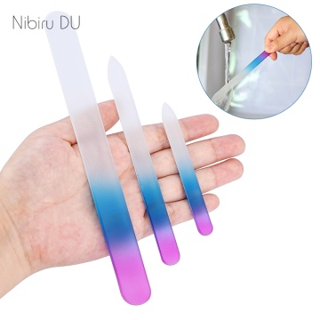 3 Pcs/lot Professional Nano Glass Nail File Sanding Buffer Block Nailfile Gel Nail Files Grinding Polishing Manicure Tools