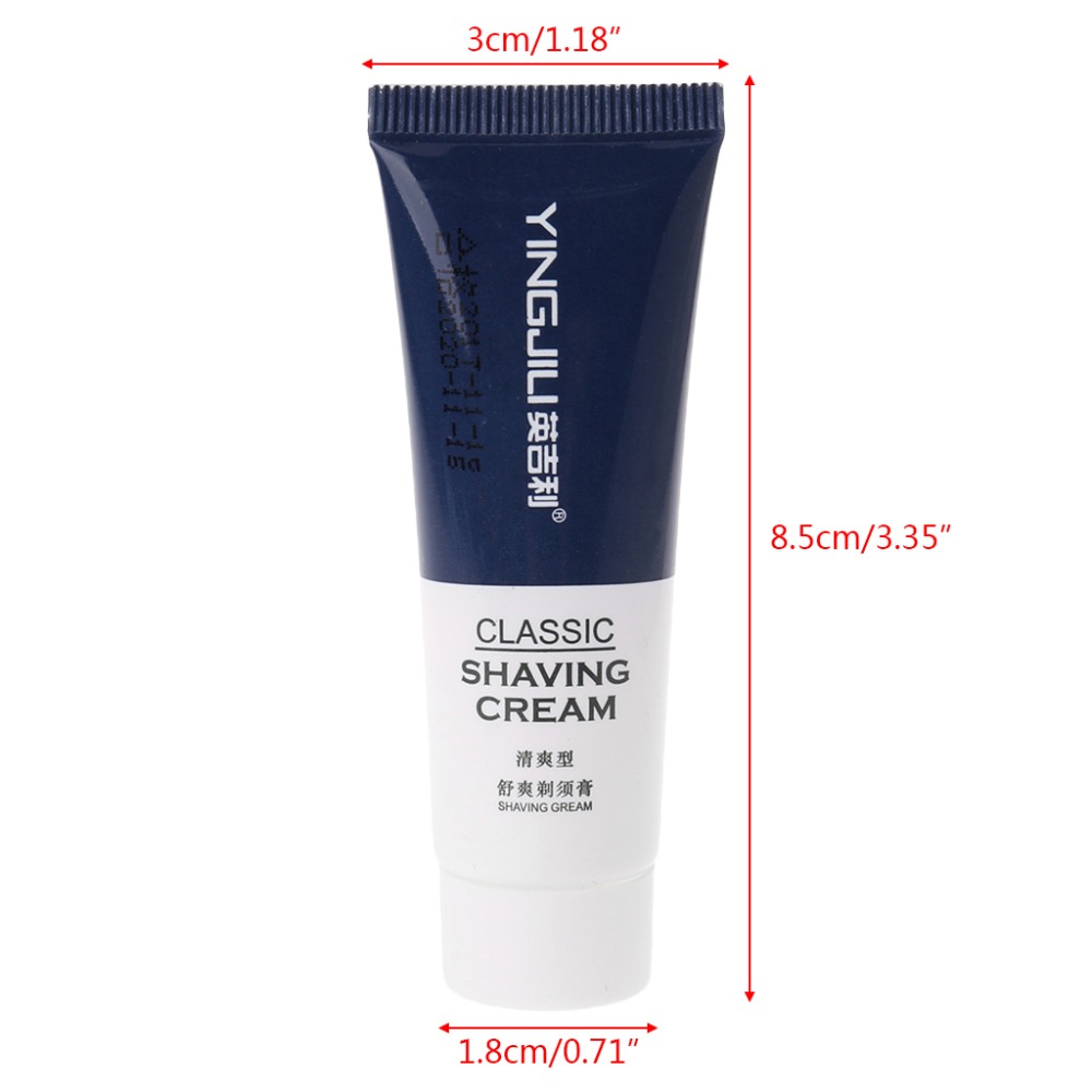 1pc Shaving Foam Manual Razor Shaving Cream for Travel Hotel Personal Beauty Face