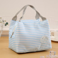 Lunch bag 2019TOP Insulated Cold Canvas Stripe Picnic Carry Case Thermal Portable Lunch Bag G90625