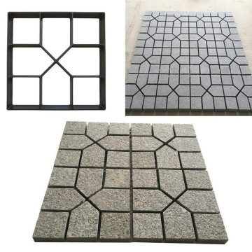 50!Garden Walk Pavement Mold DIY Manually Paving Cement Brick Stone Road Concrete Molds Path Maker Reusable DIY Manually Paving