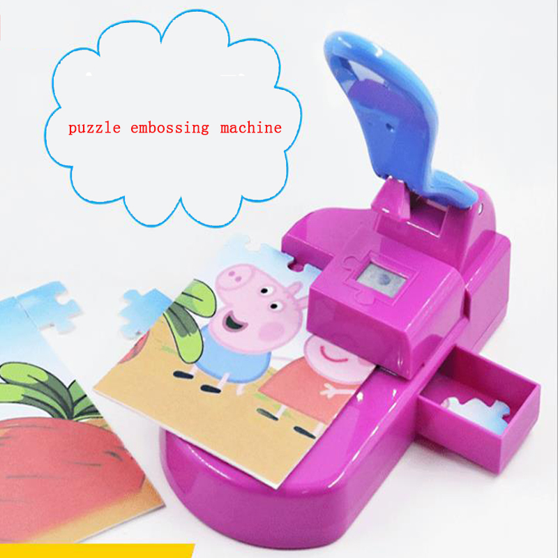 DIY puzzle Cutting Embossing Machine puzzle maker craft punch diy tools handy puncher