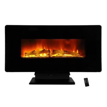 Electric Fireplace Stove Indoor Space Heater For Winter Colorful Flame With Remote Control36 inch 1400W Wall Hanging Newest