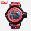 Marvel Ultimate Spider-Man Project 10 Hero Patterns Amazing Children Sport Digital Watch Kids Projector Time Date Rubber Watches