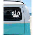 Drama Queen Crown Shape Vinyl Car Decals Sticker Art Decor Waterproof Girls Car Decal Decoration New L395