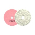 3PCS 3 Inch(80mm) Diamond Hook&Loop Round Waterproof Grinding Discs For Granite Stone Concrete Marble Wet/Dry Polishing