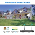 4ch 3MP HD Audio Wireless NVR Kit P2P 1080P Indoor Outdoor IR Night Vision Security 3.0 MP IP Audio Camera WIFI CCTV System