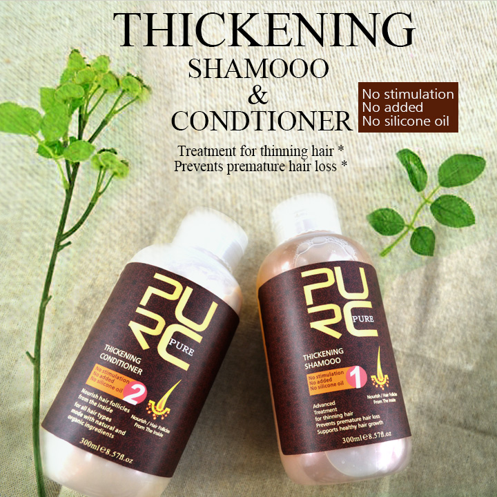 Effect Hair Shampoo And Conditioner For Hair Growth And Hair Loss Prevents Premature Thinning Hair For Men And Women