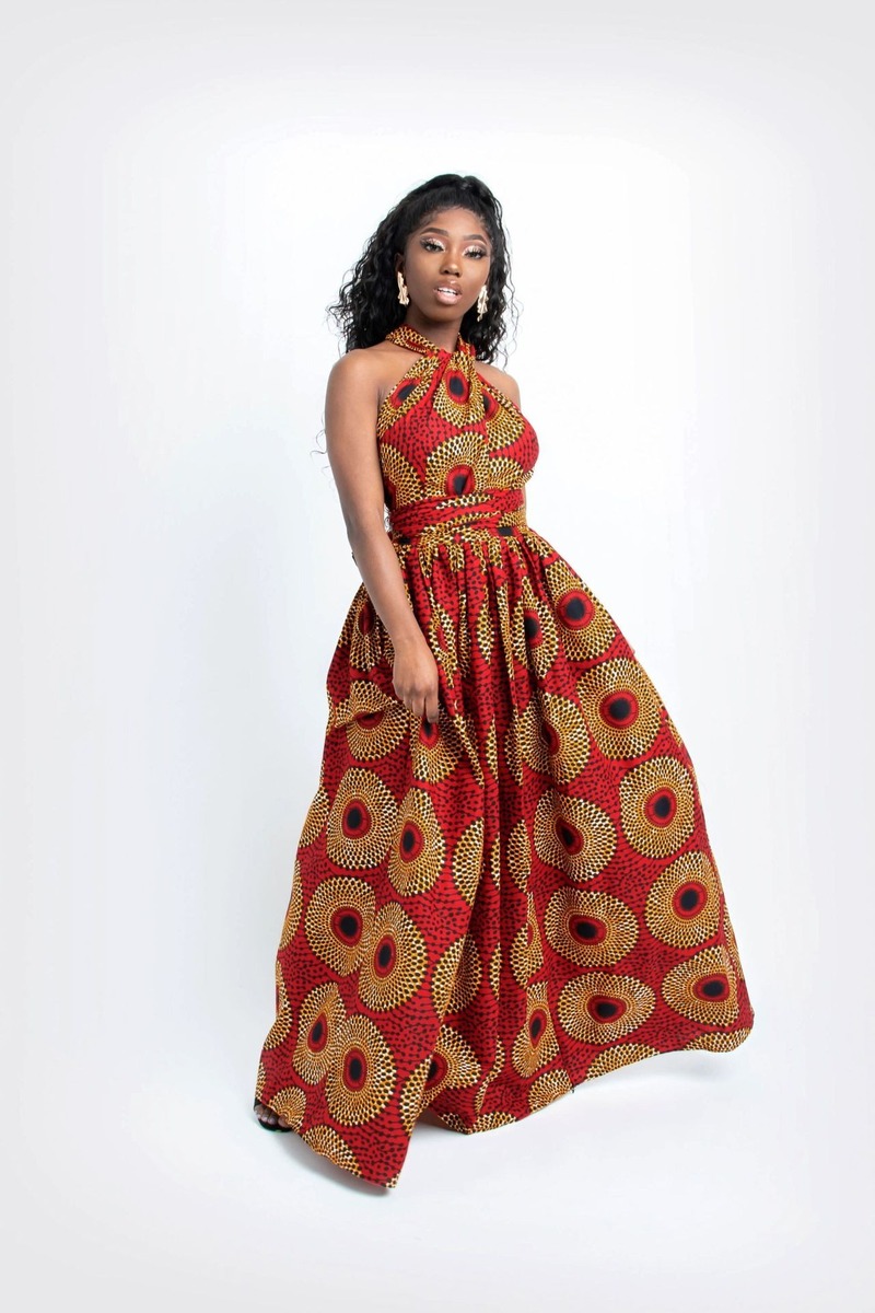 Printing Summer Style 2020 Long African Dress Women Traditional African Clothing Maxi Dresses Elegant Multiple Wear long dress
