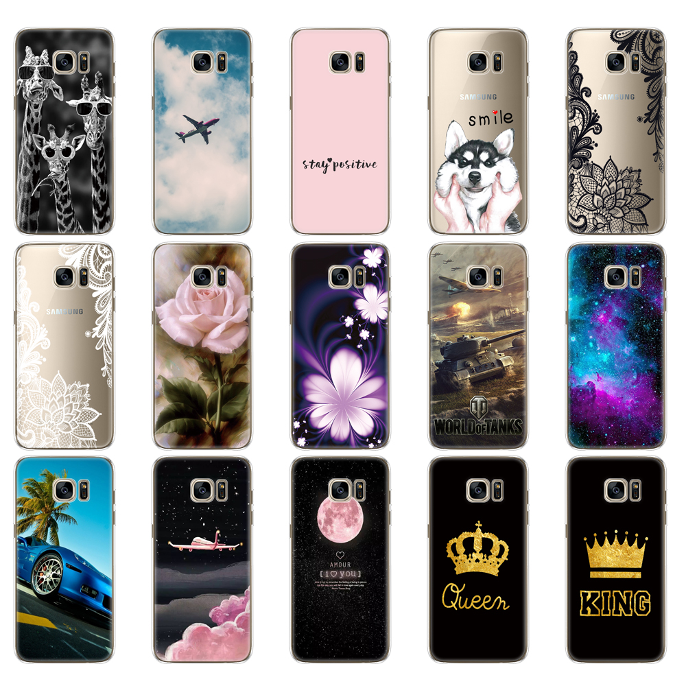 Silicone phone Case For Samsung Galaxy S7 Cases Cover For Samsung S7 edge G930F G930FD G930W8 Phone shell cases pop