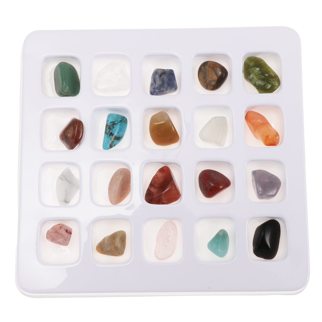 Educational Geology Science Kit - Rock and Mineral Collection (20pcs/set) Classroom Collection