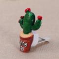 1pc Cute Car Air Freshener Cactus Solid Balm Fragrance Car Air Conditioning Vent Perfume Clip Auto Decoration Ornament