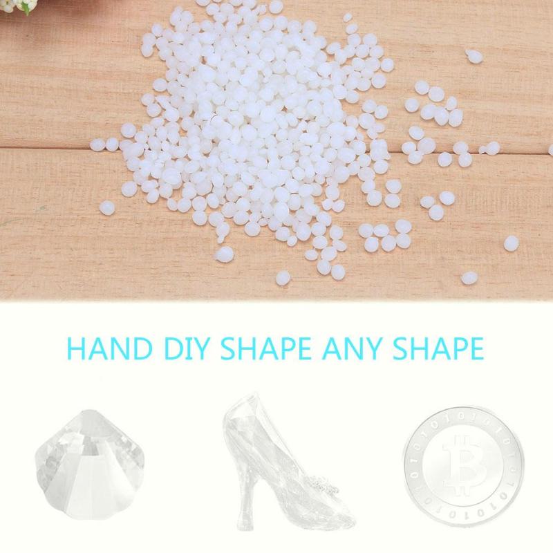 50/100g Polymorph Thermoplastic Plastic Environmental Protection Reusable Light Weight DIY Polycaprolactone Polymorph Pellet