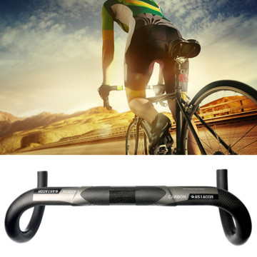 Bicycle Handlebar T800 Full carbon fiber Lightweight 3K Carbon Fiber Road Bike Bicycle Racing Drop Bar Handlebar Bicycle Parts