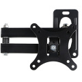 TV Mount Set Bracket Adjustable Displayer Frame Support Home Use Rotatable Wall Hanging Easy Install Coating For 10-24 Inches