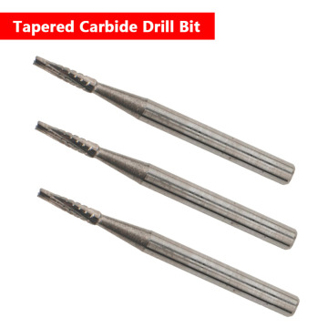 Automobile Windshield Repair Tool 1mm Diameter DIY Car Glass Tapered Carbide Drill Bit For Auto Glass Sliver