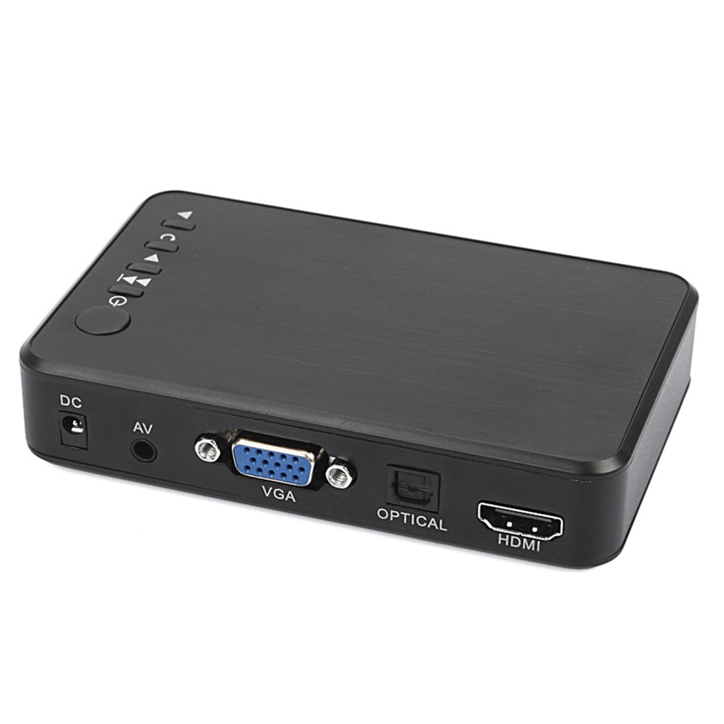 Mini Full HD Media multimedia Player Autoplay 1080P USB External HDD Media Player For SD U Disk HDMI VGA AV Output