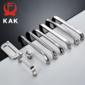 KAK 5PCS Zinc Alloy Modern Cabinet Handles Kitchen Cupboard Door Pulls Drawer Knobs Handles Wardrobe Pulls Furniture Handle