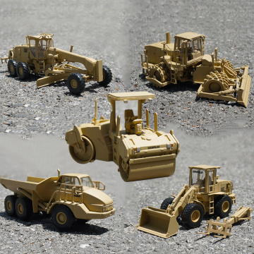 1:50 CAT815F CAT730 CAT120M CATCB-534D CAT924H Loader grader road roller bulldozer minecart Alloy engineering vehicle models