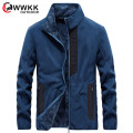 WWKK Hiking Jackets Outdoor Sport Clothes Soft Shell Fleece Jacket Velvet Winter Warm Camping Trekking Skiing Male Jackets