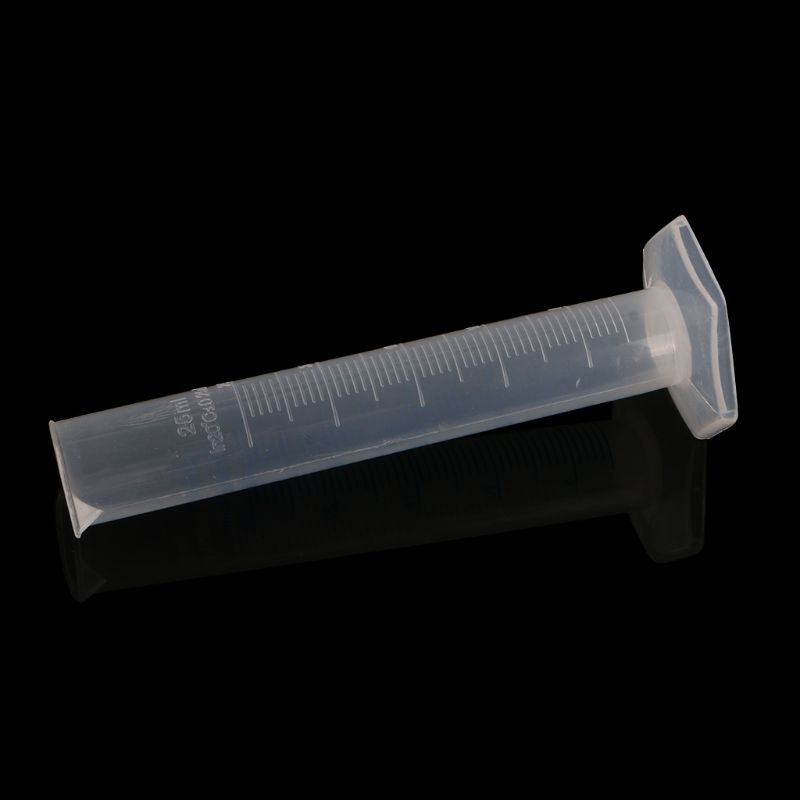 Plastic Graduated Cylinder - 25mL Measuring Cylinder Liquid Trial Tube Ideal for Home and School Science Lab