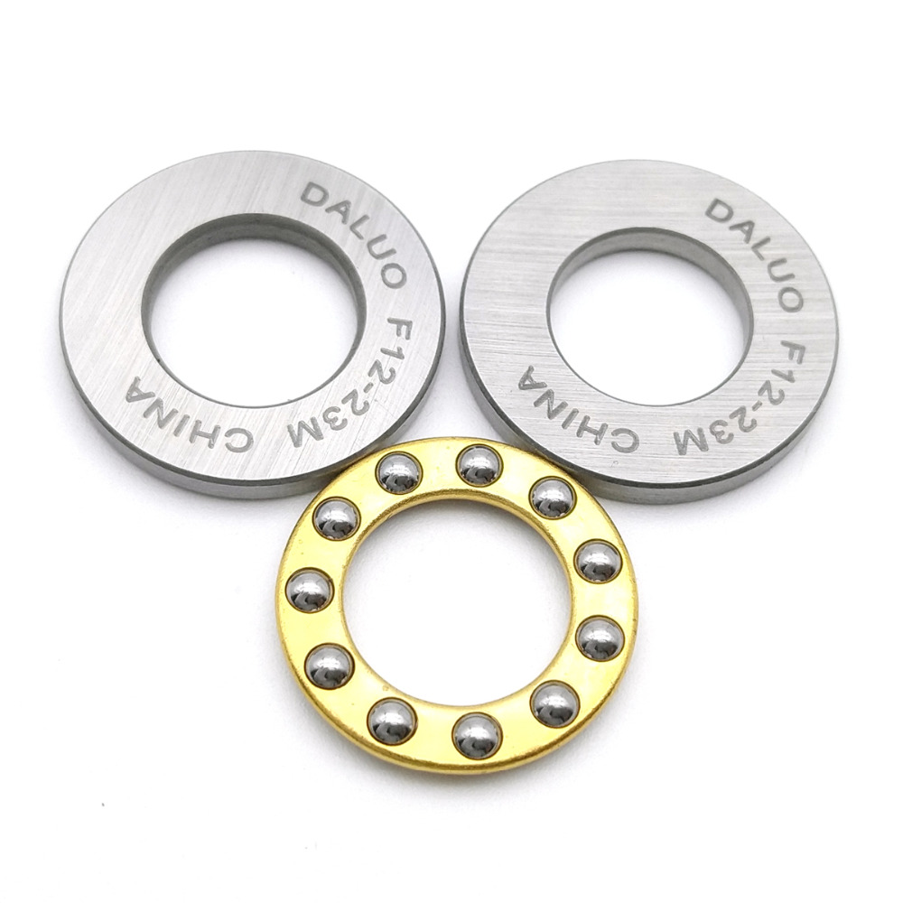 DALUO Bearings F12-21M 12X21X5 F12-23M 12X23X7.5 Thrust Ball Bearings Single Separable Direction