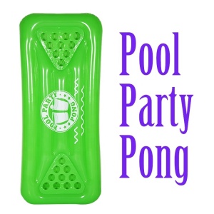 inflatablebeer pong pool float
