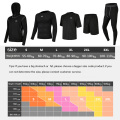 5pcs / set men's tracksuit workout gym fitness compression sports suit clothes running jogging sport wear exercise tights