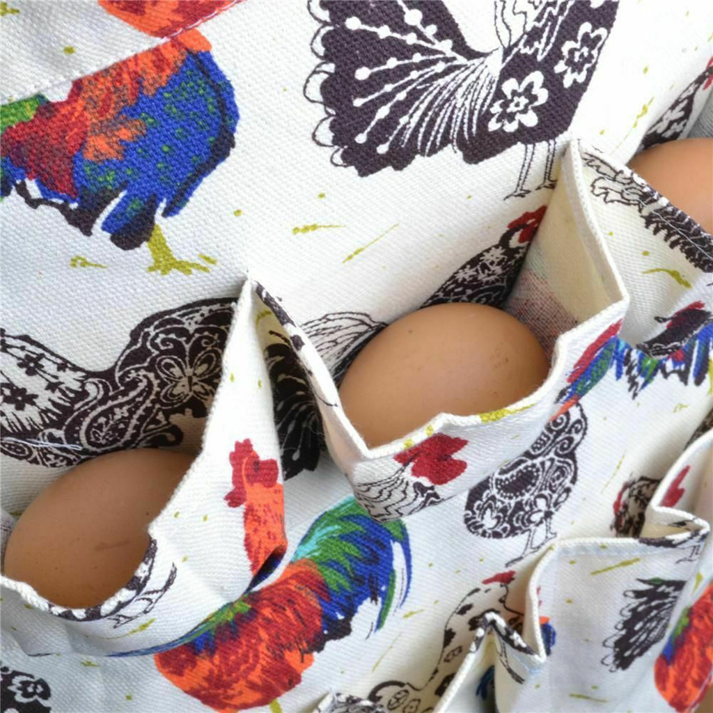 Eggs Collecting Apron With Pockets Holds Chicken Farm Home Waterproof Aprons Kitchen For Women Cooking Household Cleaning #730