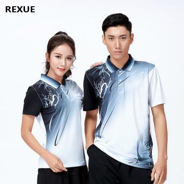 New Sports shirt polo Badminton wear shirts Women/Men's Table Tennis shirt Quick dry sportswear T-shirt ladies Polyester casual