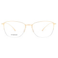 4 Colors Fashion Semi-rimless Titanium Sheet Glasses Frame Men Miopia Gafas Denmark Oculos De Grau Redondo Herren Brillenfassung