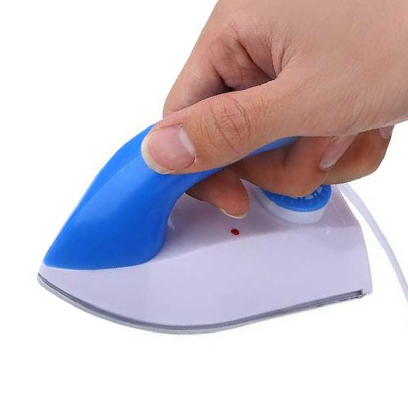 Mini Electric Steam Iron Home travel irons For Clothes Electroplated Steel Plate Handheld Flatiron Automatic Temperature Setting