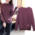 2019 Women Sweaters And Pullovers Autumn Winter Long Sleeve Pull Femme Solid Pullover Female Casual Short Knitted Sweater W1629