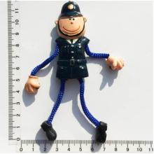 Scotland Yard Cartoon Police, London, England Fridge Magnet