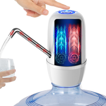 Protable Electric Water Bottle Pump USB Fast Charging Automatic Dispenser Double Motor Drinking Water Bucket Pumps For Home