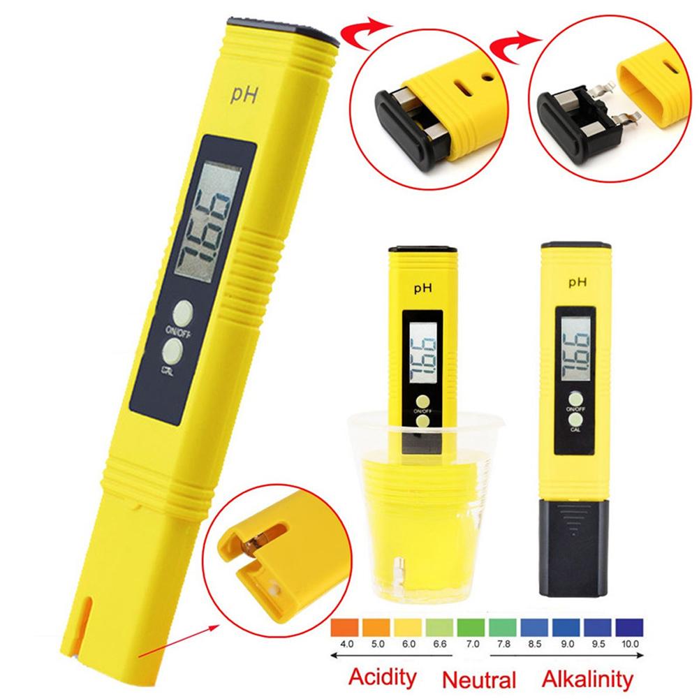 1pc Digital LCD PH Meter Pen of Tester Accuracy 0.05 PH Tester Aquarium Pool Water Fishing Wine Monitor Food PH Meter Dropship