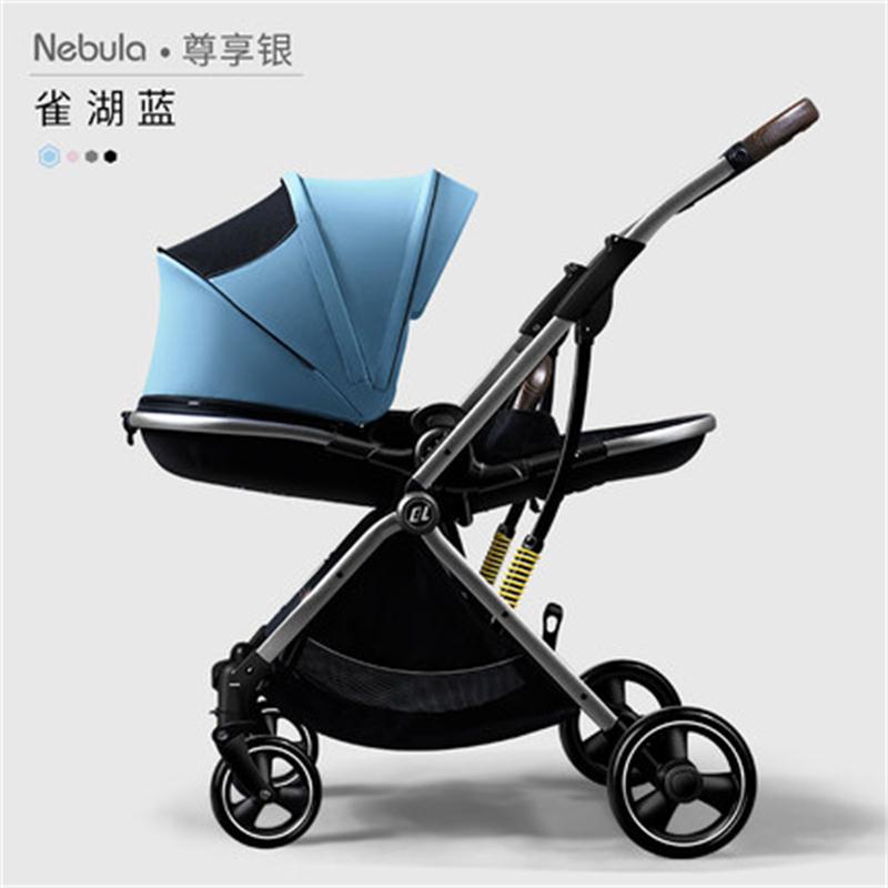Luxury High Landscape 3 in 1 Baby Stroller 2 in 1 Light Stroller Two Way Pram Portable Newborn Carriage Umbrella Children Car