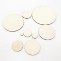 1-10 cm wooden round slice Plywood chips Laser cut wood for DIY Unfinished natural wood color craft