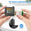 168Max Digital Lithium Battery Tester Battery Capacity Diagnostic Tool LCD Display Check AAA AA 6F22 9V CR2032 Button Battery