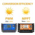 10/20/30/40/50/100A MPPT Solar Charger Controller 12V 24V Solar Panel Battery Regulator Controlador MPPT Solar Charge Controller