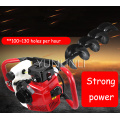52CC Gasoline Earth Auger With 10cm Drilling Head High Power Two Stroke Gasoline Hole Drilling Machine For Garden Tools