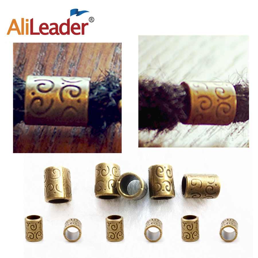 New Products Metal Hair Ring Accessories For Dreadlocks Dreads Beads For Hair Extension Copper Bead/ Cuffs/ Clips For Wig