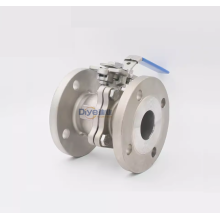 2PC Stainless Steel Flange Ball Valve ISO5211